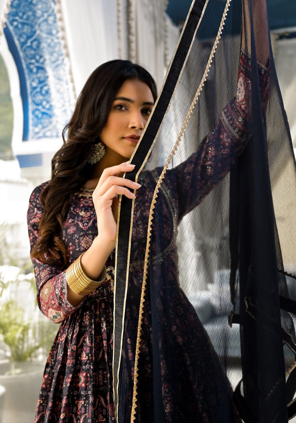 Embroidered Pant Style Suit