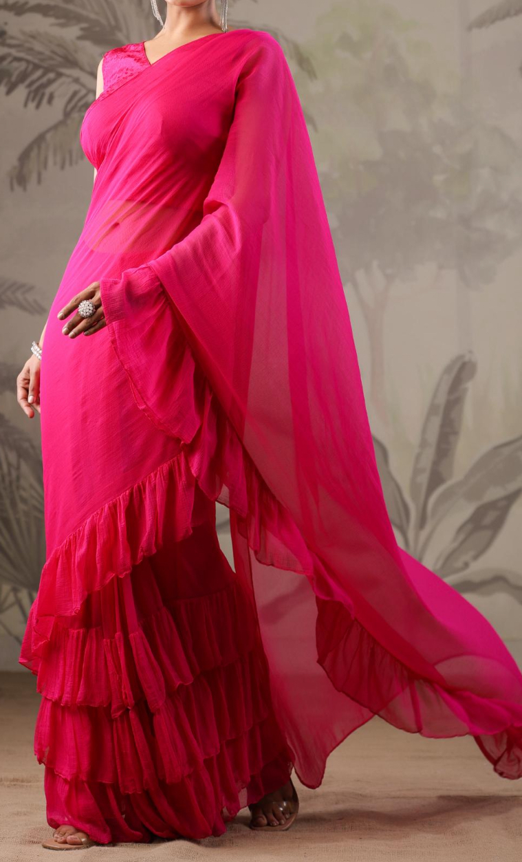 Indo Western Saree