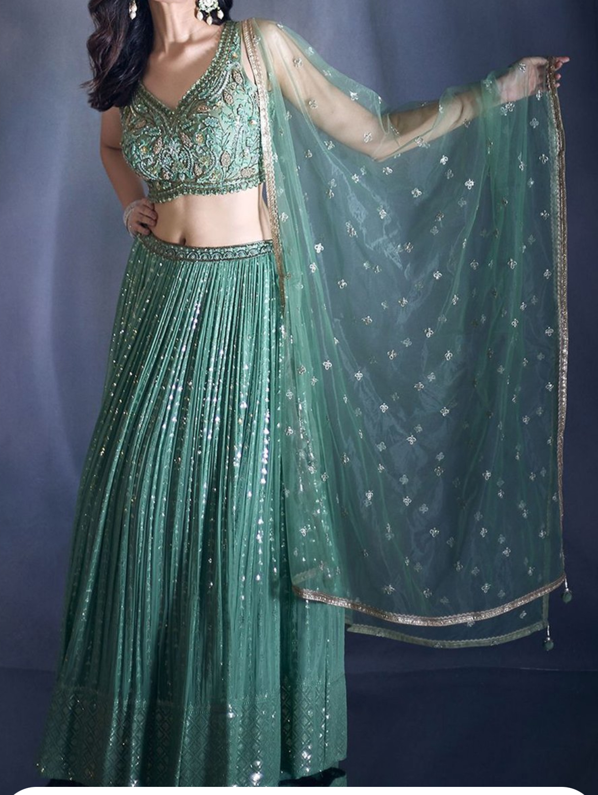 Designer Embroidered Lehenga