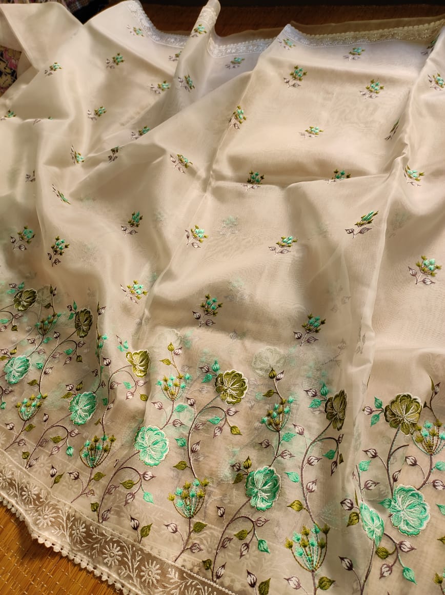 Designer Organza Saree