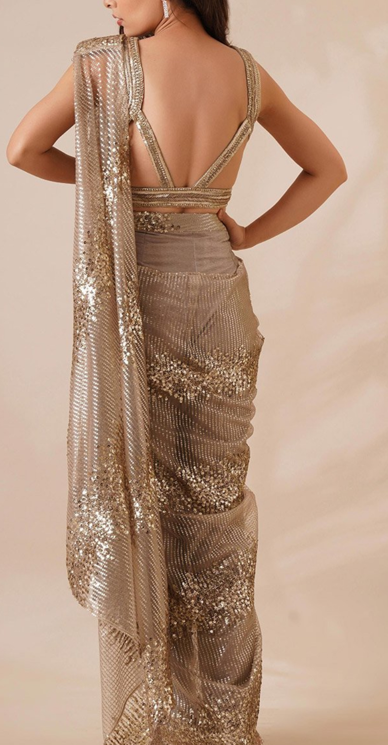 Indo Western Saree